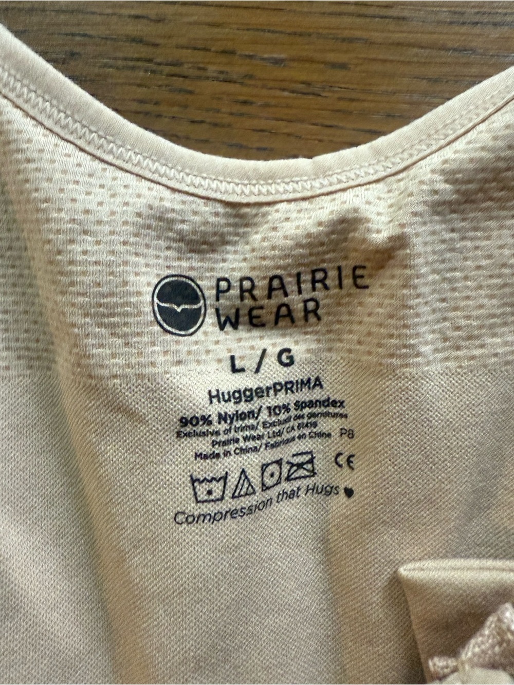 Prairie Wear Hugger Prima Post Surgical Recovery Bra Nude Beige Large - Picture 5 of 11